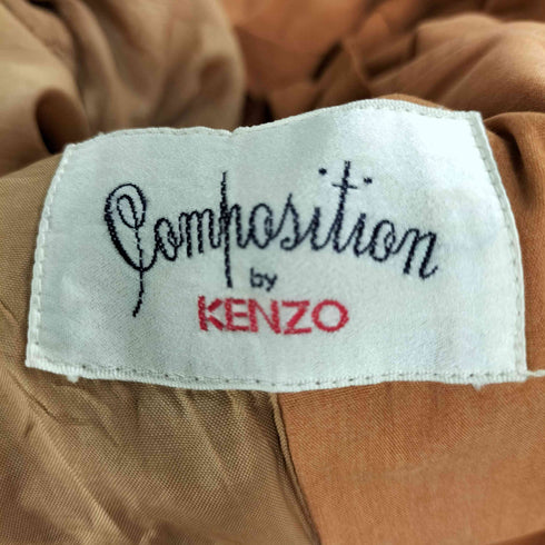 ケンゾー KENZO 90S~00S composition コットンポリ ハーフコート レディース EUR:38